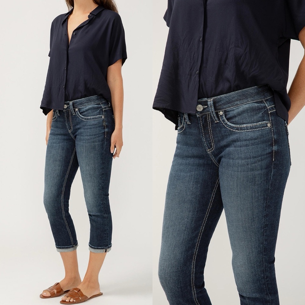 Silver Jeans Women's Suki Capri Jeans